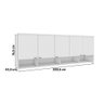 Guarda Roupa Aéreo 5 Portas Modulado 100% MDF Setiba Móveis Rimo Branco iii - 7