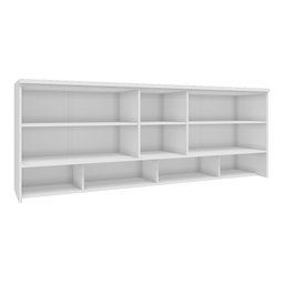 Guarda Roupa Aéreo 5 Portas Modulado 100% MDF Setiba Móveis Rimo Branco iii - 2