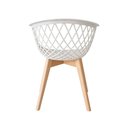 Ver imagem 6 de Kit Mesa Eames Vidro 110cm + 5 Cadeiras Web Wood - Seat&Co