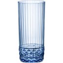 Ver imagem 1 de Jogo de 6 Copos Long Drink Bormioli Rocco America 20s - Vidro 490ml Azul