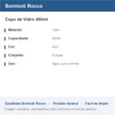 Ver imagem 6 de Jogo 6 Peças Copo de Vidro Bormioli Rocco 490ml Azul 16x7x7cm Água Suco Drinks