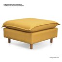 Ver imagem 4 de Capa Puff Sôma CabeCasa MadeiraOriginals Madeiramadeira Linho Mostarda Amarelo