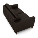 Ver mais imagens de Sofá Sala de Estar Living 4 Lugares 280cm Presley Pés Madeira Couro Marrom G52 - Gran Belo