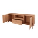 Ver imagem 3 de Rack para Tv 70" Gliss Lukaliam Móveis 1,83m com 1 Gaveta e 2 Portas