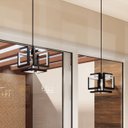 Ver imagem 6 de Pendente Luminária Infinity Preto Fosco Estilo Industrial