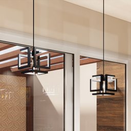 Pendente Luminária Infinity Preto Fosco Estilo Industrial - 6 Pendente Luminária Infinity Preto Fosco Estilo Industrial - 6