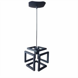 Pendente Luminária Infinity Preto Fosco Estilo Industrial - 2 Pendente Luminária Infinity Preto Fosco Estilo Industrial - 2