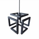 Ver imagem 4 de Pendente Luminária Infinity Preto Fosco Estilo Industrial