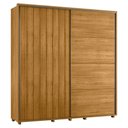 Ver imagem 1 de Guarda Roupa Casal Monet 2 Portas Deslizante 230 Cm Cumaru Madetec