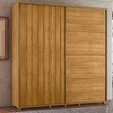 Ver imagem 2 de Guarda Roupa Casal Monet 2 Portas Deslizante 230 Cm Cumaru Madetec