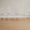 Ver imagem 1 de Conjunto 4 Cadeiras para Cozinha e Sala de Jantar