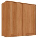 Ver imagem 2 de Armário de Cozinha 70cm 2 Portas Frisadas em MDF Itafriz Itatiaia Marrom/Cinamomo