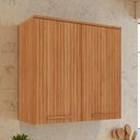 Ver imagem 1 de Armário de Cozinha 70cm 2 Portas Frisadas em MDF Itafriz Itatiaia Marrom/Cinamomo