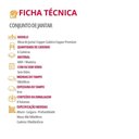 Ver imagem 4 de Mesa de Jantar Copper 180cm Tampo Mdf Laminado 6 Cadeiras Veludo Creme/naturalle/naturalle