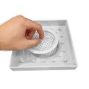 Ver imagem 4 de Ralo Inivsível Banheiro Seca Piso Tampa Oculta 15x15 Demima