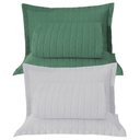 Ver imagem 1 de Combo 2 Kit Cobre Leito Colcha Monaco King Dupla Face - Verde - Branco