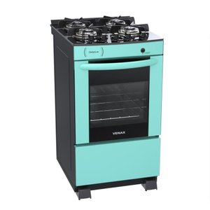 FOGAO 4 BOCAS VENAX DELPLUS VITREO BL VERDE GAS GLP