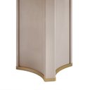 Ver imagem 7 de Conjunto Sala de Jantar Liz Tampo Elipse com Vidro Orgânico 218cm com 8 Cadeiras Vitta Bege/Off White/Perola