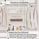 Ver mais imagens de Guarda-Roupa Casal 2 Portas de Correr 229cm MDF Talin Branco
