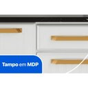 Ver imagem 5 de Armário de Cozinha Modulado Diamante Smart c/ 6 Portas e 1 Gaveta 105cm Branco/Preto - Telasul