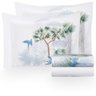 Jogo de Cama Queen 200 Fios Arara Azul - Naturalle Fashion Estampado - 3
