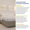 Ver imagem 5 de Cama Casal Araçá CabeCasa MadeiraOriginals Cinza/Fendi