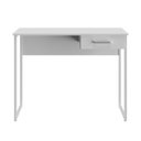 Ver imagem 1 de Mesa Escritório Secretária Estilo Industrial 100cms Largura Mesa Chamber - Branco