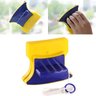 Limpador Escova Magnética para Vidros Limpeza Dupla Face de Janelas Rodo Mágico Amarelo - 1