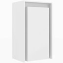 Ver imagem 2 de Armário de Parede Suspenso com Mesa e Prateleiras Articulável Am3106 Branco Tecnomobili