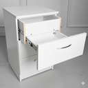 Ver imagem 6 de Gaveteiro 3 Gavetas Mdf com 2 Compartimentos Secretos, Gaveta Secreta - Branco