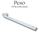 Ver imagem 6 de Kit 3 Suportes de Parede para Prateleira 35cm Design Moderno Invisível Mão Francesa Branco