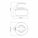 Ver mais imagens de Jogo de Panelas 8 Peças Inox Fundo Triplo Allegra Tramontina