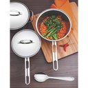 Ver imagem 2 de Jogo de Panelas 8 Peças Inox Fundo Triplo Allegra Tramontina