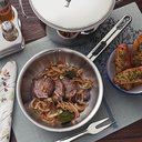 Ver imagem 5 de Jogo de Panelas 8 Peças Inox Fundo Triplo Allegra Tramontina