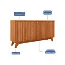 Ver imagem 4 de Buffet 4 Portas 100% Mdf Isa Cinamomo Cimol