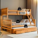 Ver imagem 3 de Treliche com Cama Casal e Aux Solteiro C/ Gavetas Woodstore