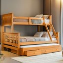 Ver imagem 1 de Treliche com Cama Casal e Aux Solteiro C/ Gavetas Woodstore