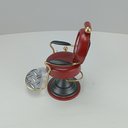 Ver imagem 5 de Relógio Decorativo de Metal Vermelho 21x14x17cm Parede Mesa Decoração Sala