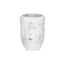 Ver imagem 1 de Copo Porta Escova de Dentes em Poliresina Branco 12cm 20793 Mart