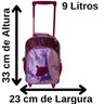 Mochila Rodinha + Lancheira Happy Girl Chenson Pequena - 4