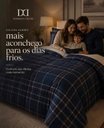Ver imagem 2 de Colcha Digital Elegance King Xadrez Marinho