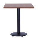 Ver imagem 1 de Mesa Zeta 77,50 cm (Altura) com Tampo em MDP Quadrado 70 cm Imbuia