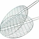 Ver imagem 4 de Grelha Dupla para Churrasco Inox com Cabo de Madeira