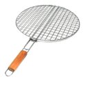 Ver imagem 3 de Grelha Dupla para Churrasco Inox com Cabo de Madeira