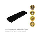 Ver imagem 2 de Prateleira Inox e Acrílico Spirit Ba0140.24 Preto Zen Design