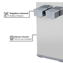 Ver imagem 5 de Bebedouro de Agua Industrial Coluna Filtro Inox com Agua Gelada 25 Litros Libell Torneira Lic025 220