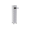 Armário Porta Objetos De Aço 10 Portas Branco - 1