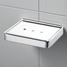 Saboneteira Inox Parede Saboneteira Dupla Fixação Cromado - 1
