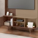 Ver imagem 4 de Estante Home TV 55 pol 136 cm Corumbau Fendi Carvalho Bechara
