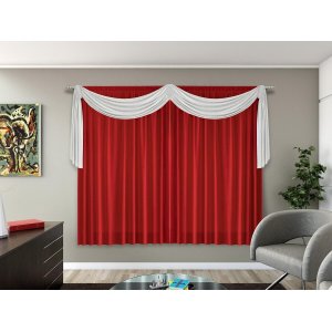 Cortina Laís 1,80m Alt X 2,00m Larg Malha